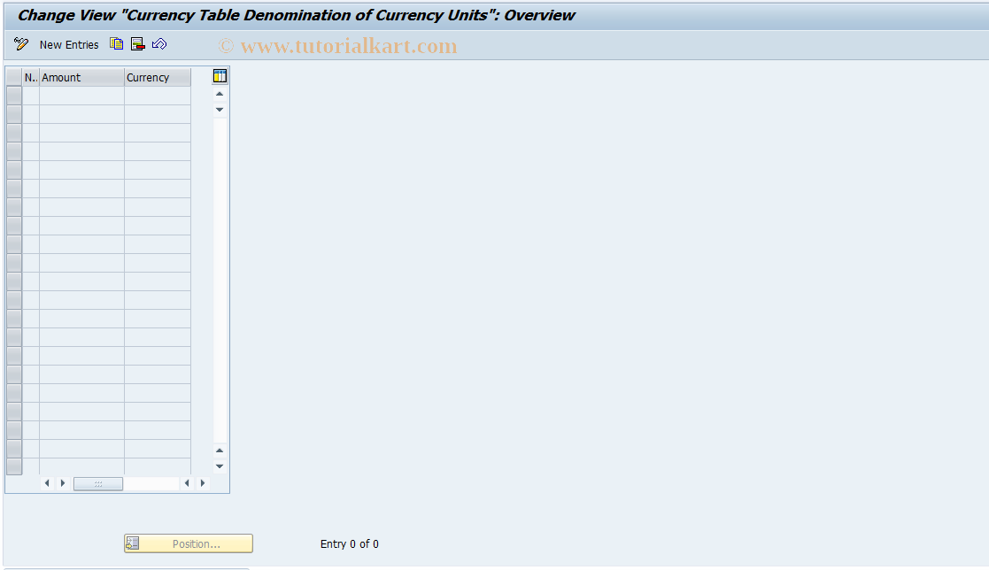 SAP TCode S_AHR_61003894 - IMG activity: OHAEMZ001