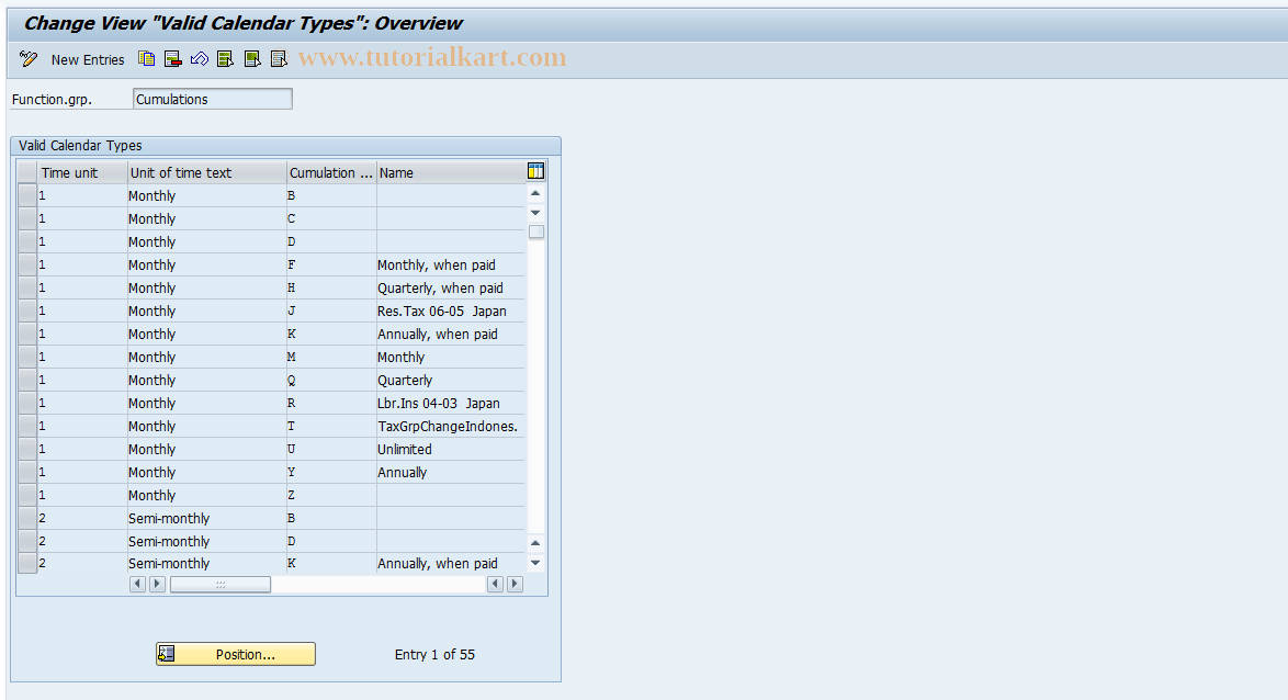 SAP TCode S_AHR_61003908 - IMG Activity: OHAM_0912