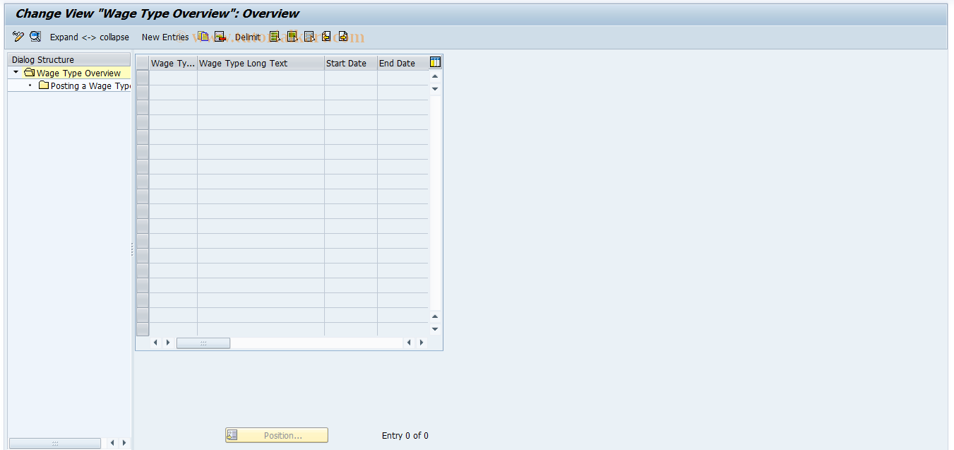 SAP TCode S_AHR_61003936 - IMG Activity: OHAM_RI031