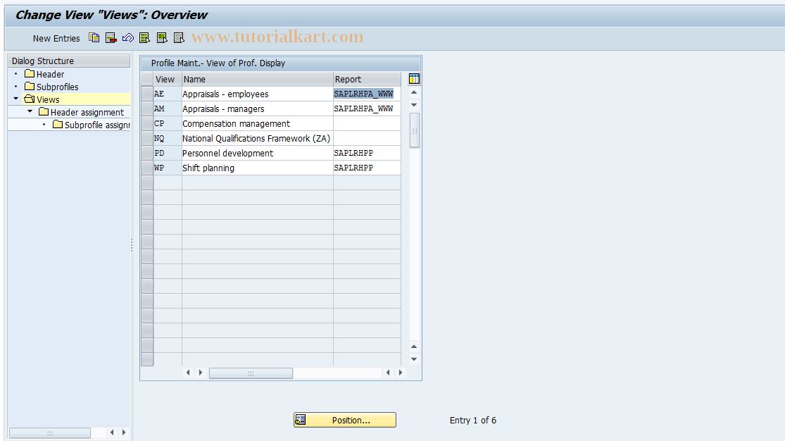 SAP TCode S_AHR_61003937 - IMG Activity: SIMG_CFMENUOHP2OOPF