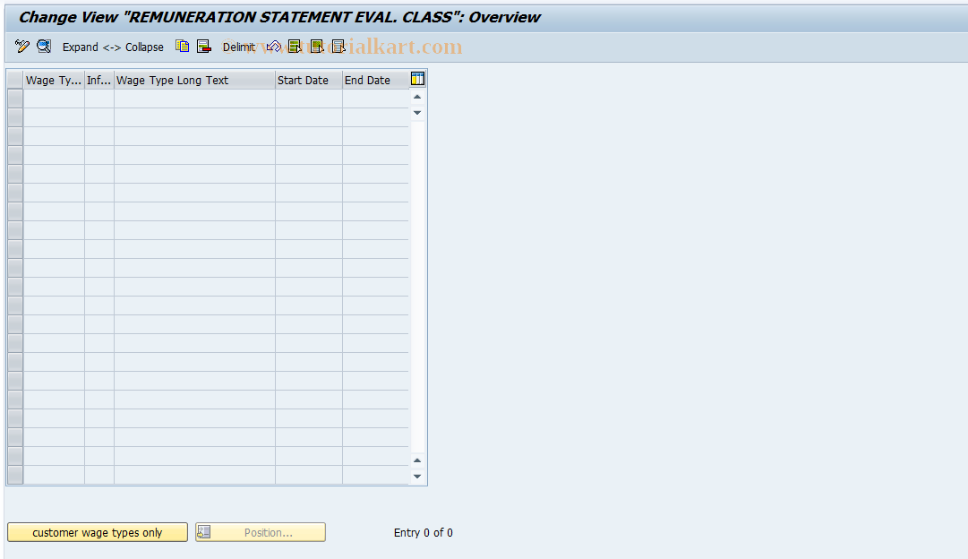 SAP TCode S_AHR_61003947 - IMG activity: SIMG_OHAE507