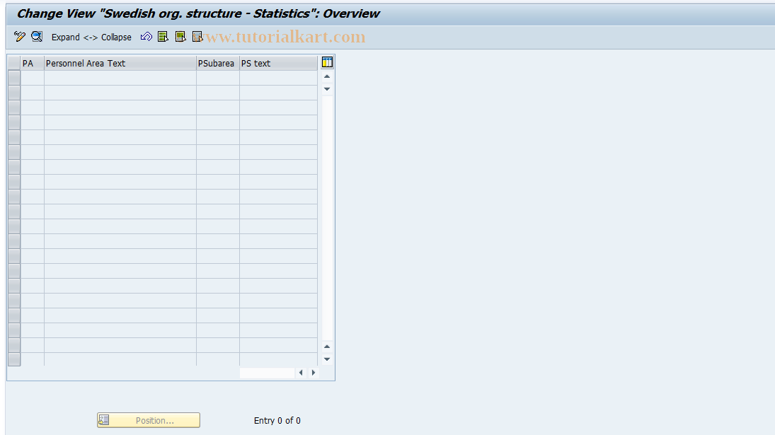 SAP TCode S_AHR_61003948 - IMG-Aktivität: OHASRE003