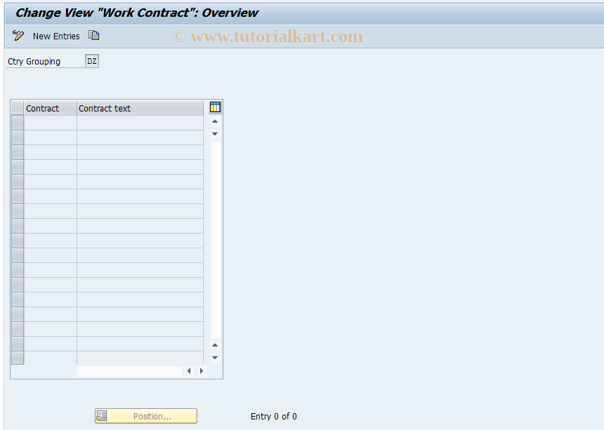 SAP TCode S_AHR_61003951 - IMG-Aktivität: OHASRE004