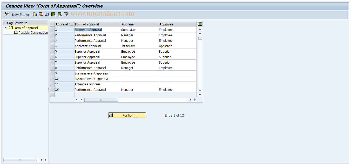 SAP TCode S_AHR_61003953 - IMG Activity: SIMG_CFMENUOHP2OOB1