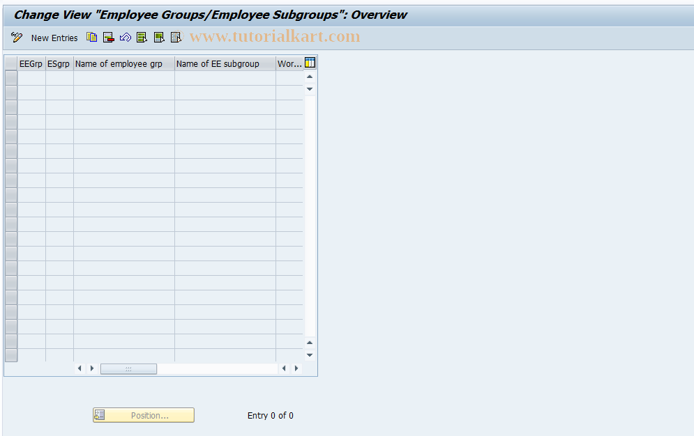 SAP TCode S_AHR_61003956 - IMG-Aktivität: OHASRE005