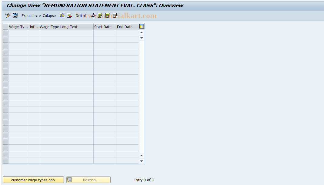 SAP TCode S_AHR_61003993 - IMG-Aktivität: SIMG_OHAPH_507