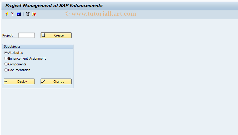 SAP TCode S_AHR_61004001 - IMG-Aktivität: OHARAWS005