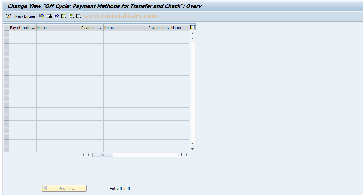 SAP TCode S_AHR_61004008 - IMG-Aktivität: OHAPHOCPM01