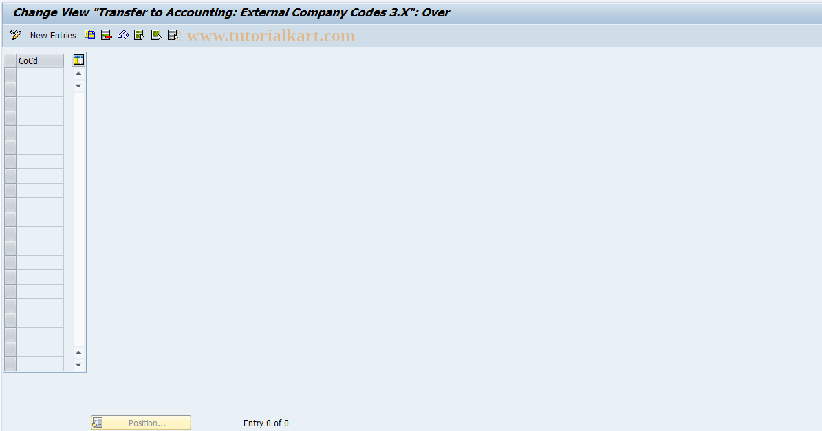 SAP TCode S_AHR_61004022 - IMG Activity: OHAM_RI090