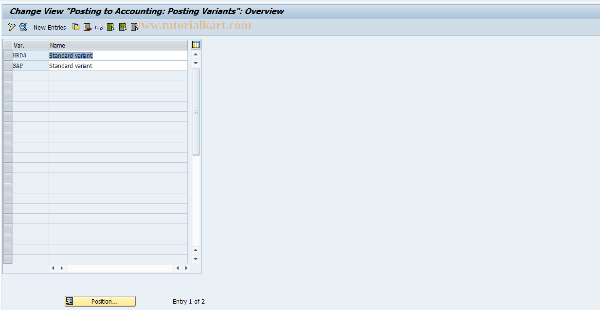 SAP TCode S_AHR_61004068 - IMG Activity: OHAM_RI071