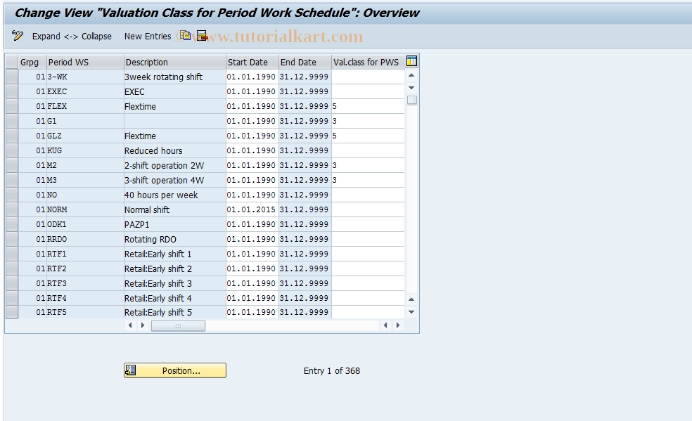 SAP TCode S_AHR_61004083 - IMG-Aktivität: SIMG_OHAPH_525