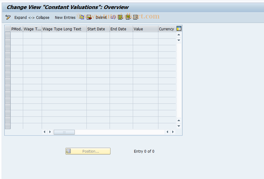 SAP TCode S_AHR_61004092 - IMG Activity: OHADBLU244