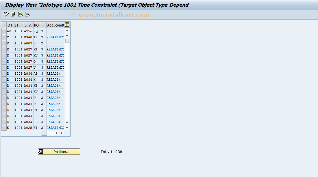 SAP TCode S_AHR_61004121 - IMG Activity: SIMG_CFMENUOHP2OOZR