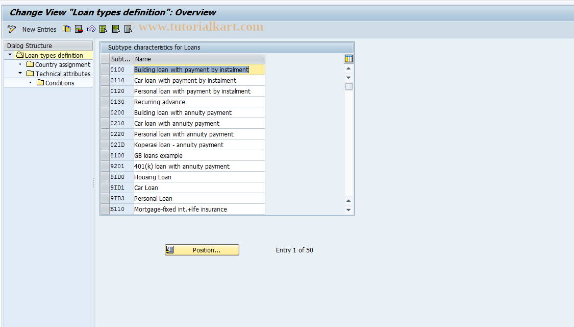 SAP TCode S_AHR_61004122 - IMG-Aktivität: OHAPH_DL031