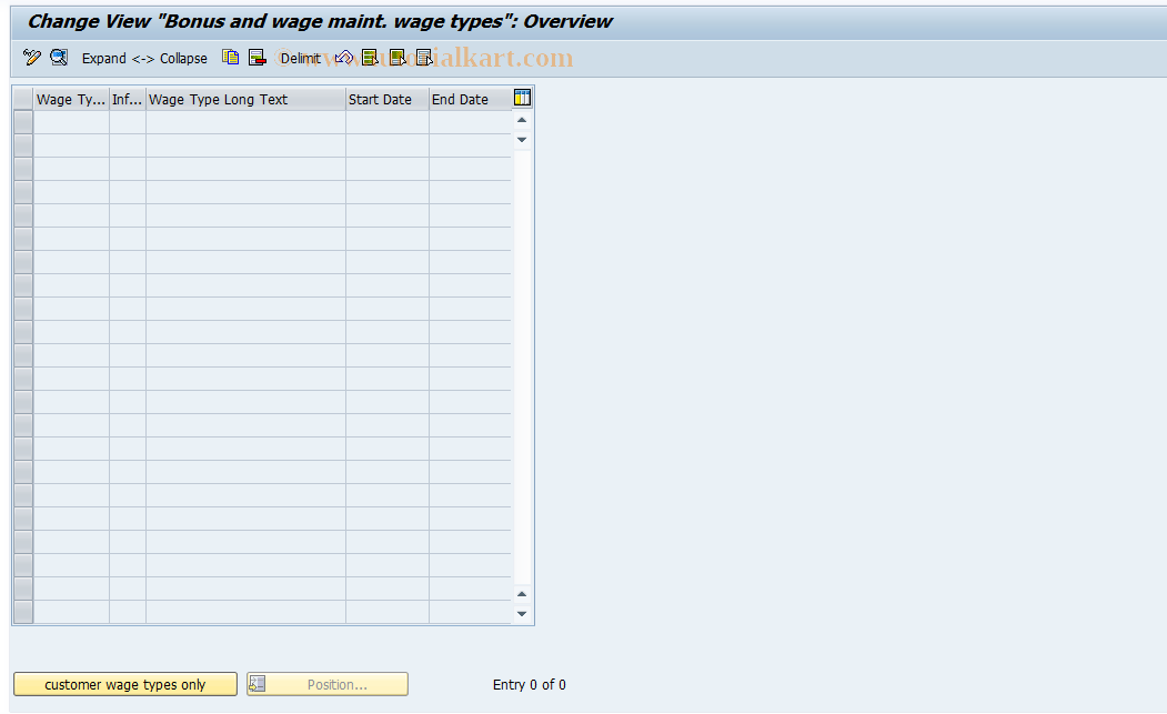 SAP TCode S_AHR_61004127 - IMG activity: OHAE0018