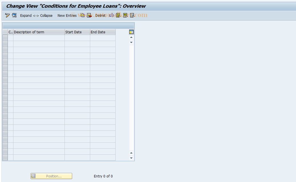 SAP TCode S_AHR_61004128 - IMG-Aktivität: OHAPH_DL034