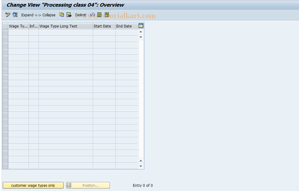 SAP TCode S_AHR_61004131 - IMG activity: OHAEKF005