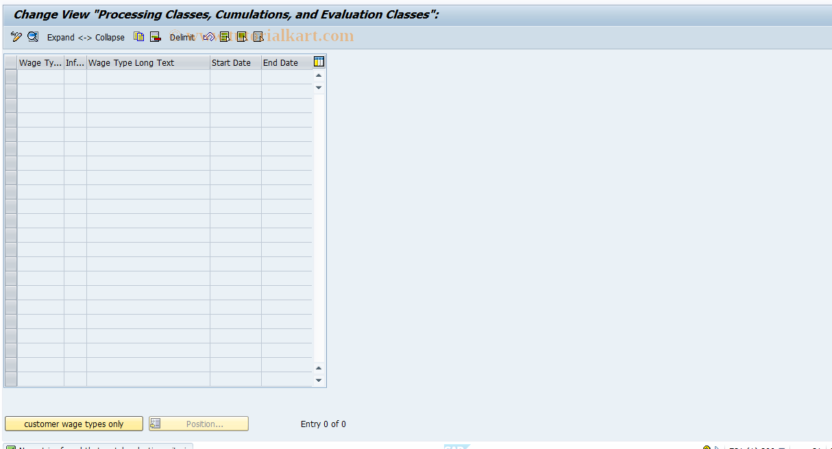 SAP TCode S_AHR_61004160 - IMG-Aktivität: OHAPH_0810