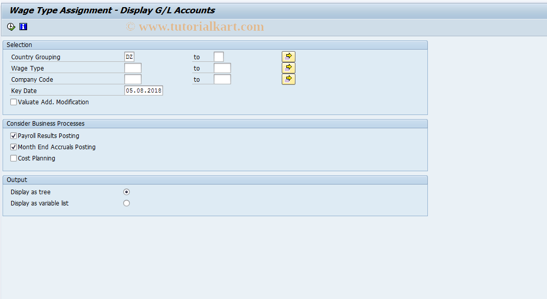 SAP TCode S_AHR_61004207 - IMG-Aktivität: OHASE_RI062