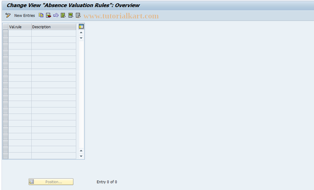 SAP TCode S_AHR_61004214 - IMG-Aktivität: OHASE_AB001