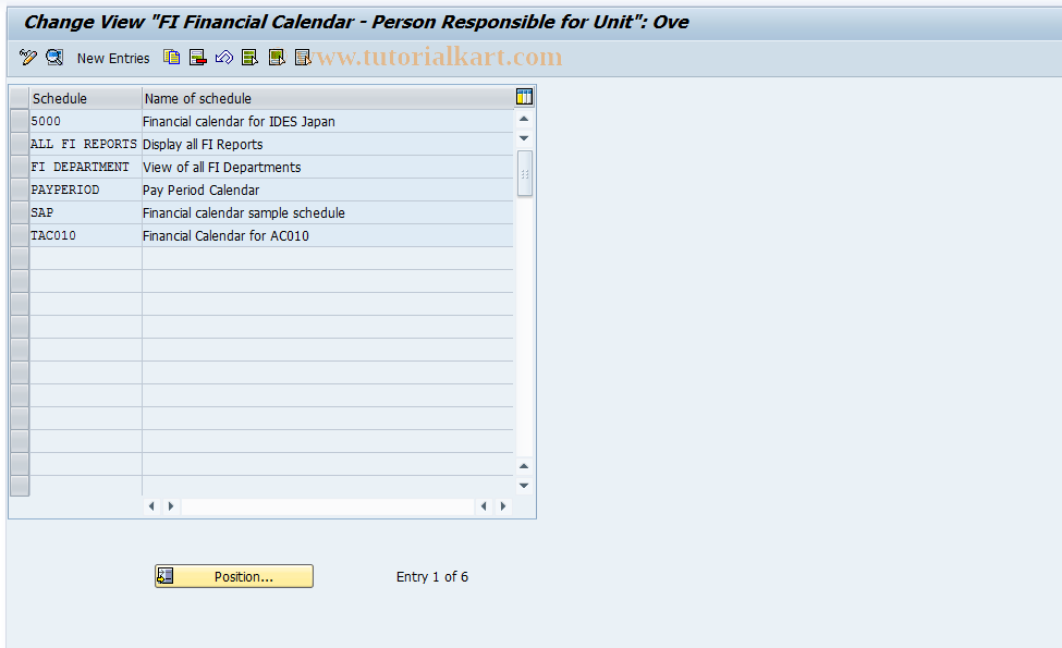 SAP TCode S_AHR_61004271 - IMG-Aktivität: OHASE_PAY002