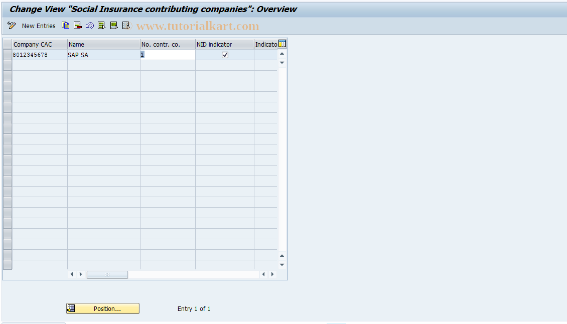 SAP TCode S_AHR_61004343 - IMG activity: OHAE0009