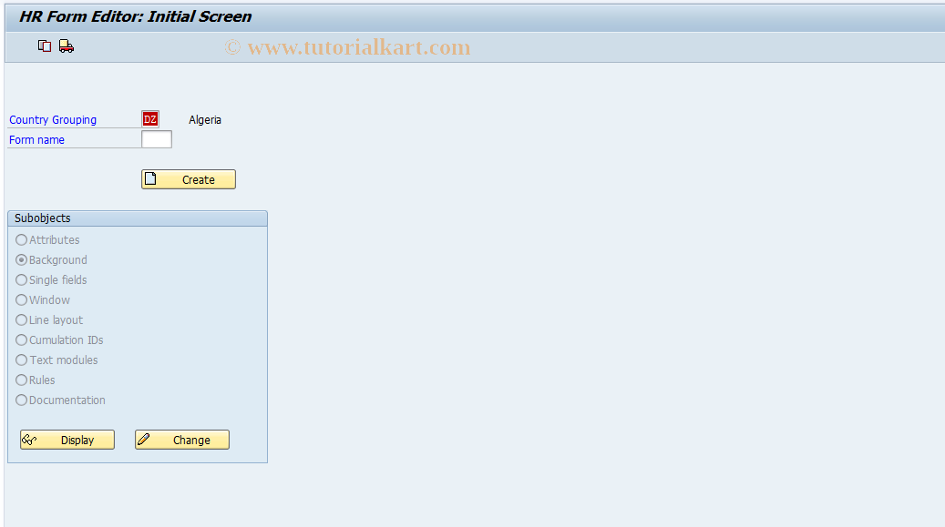 SAP TCode S_AHR_61004372 - IMG Activity: OHADBEBB3Y