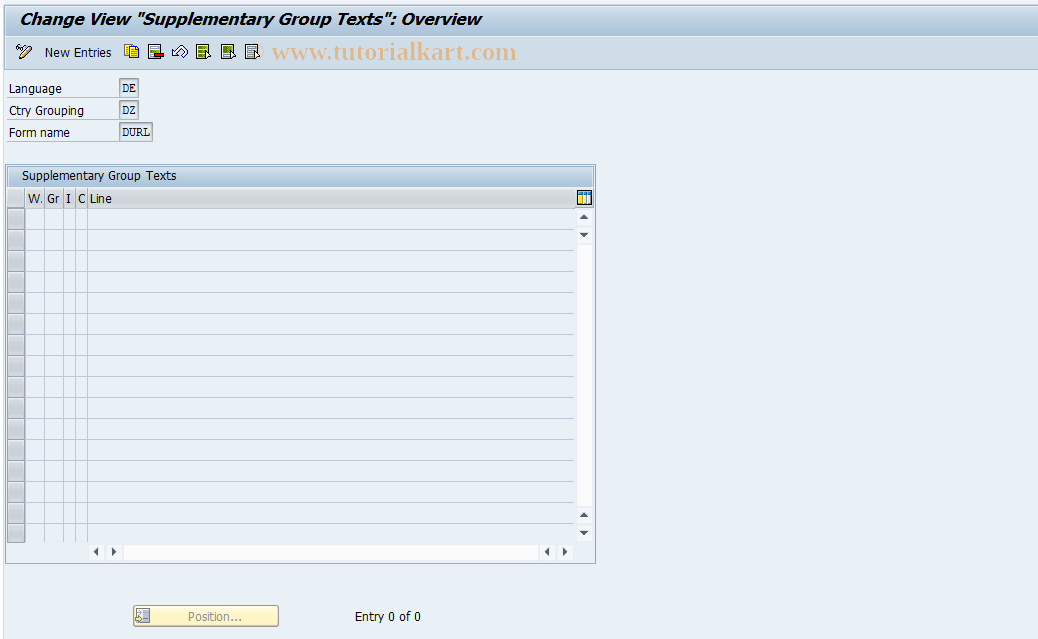 SAP TCode S_AHR_61004445 - IMG Activity: OHADLG407