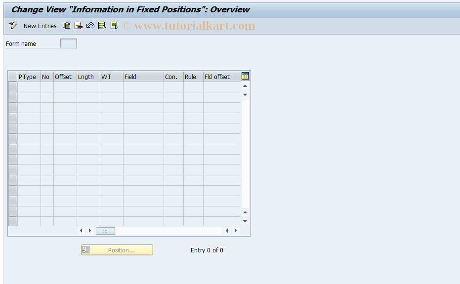 SAP TCode S_AHR_61004450 - IMG-Aktivität: SIMG_OHAPH_417