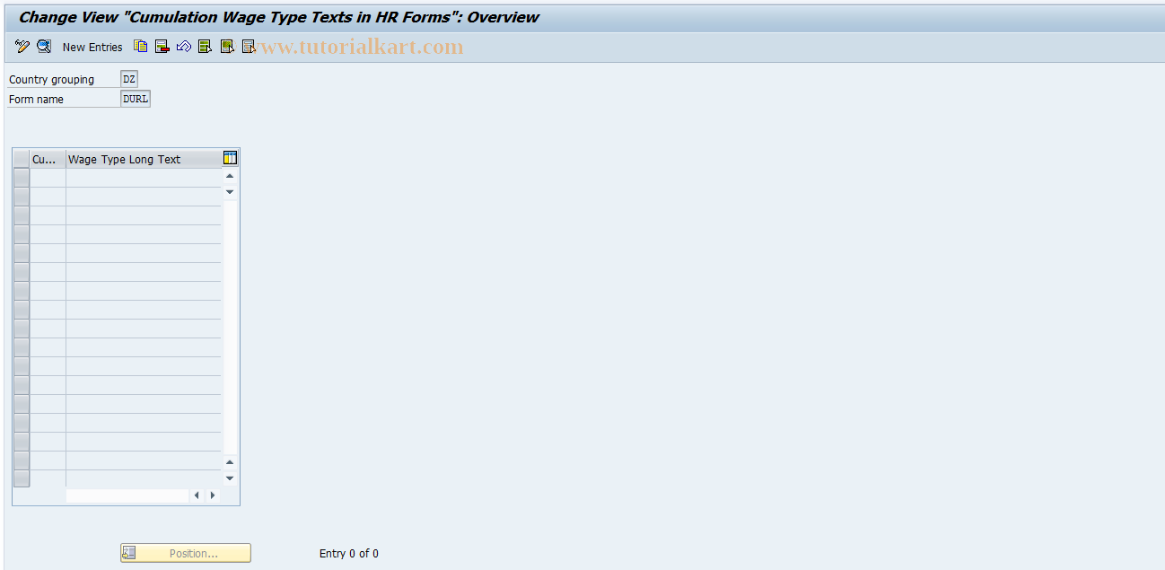 SAP TCode S_AHR_61004463 - IMG Activity: OHADLG482