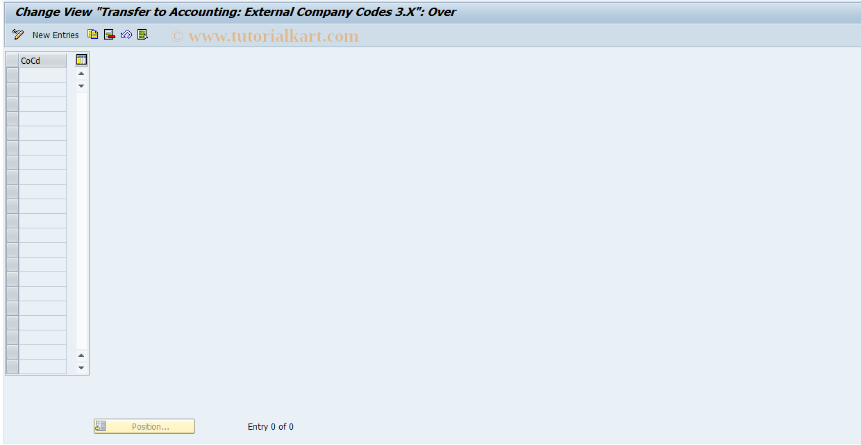 SAP TCode S_AHR_61004469 - IMG activity: OHAERI090