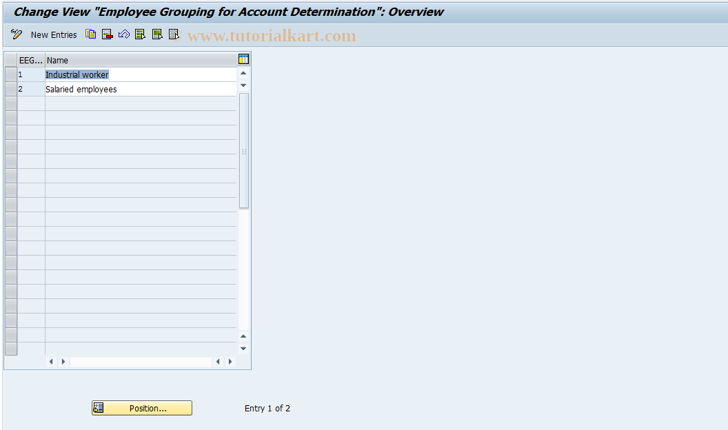 SAP TCode S_AHR_61004472 - IMG-Aktivität: OHASE_RI015