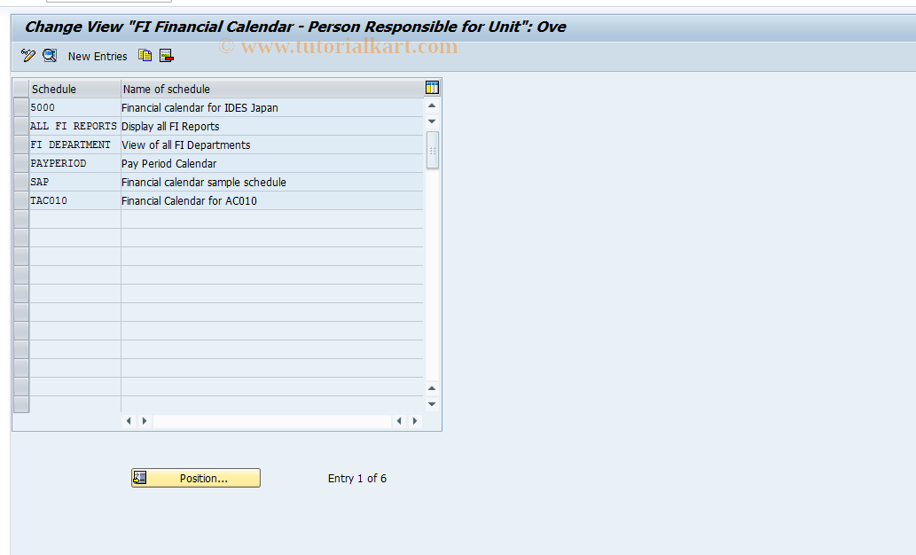 SAP TCode S_AHR_61004492 - IMG activity: OHAEPAY002