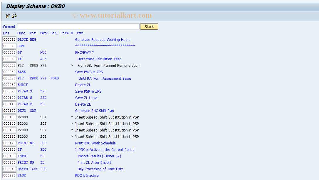 SAP TCode S_AHR_61004530 - IMG Activity: OHADKU133