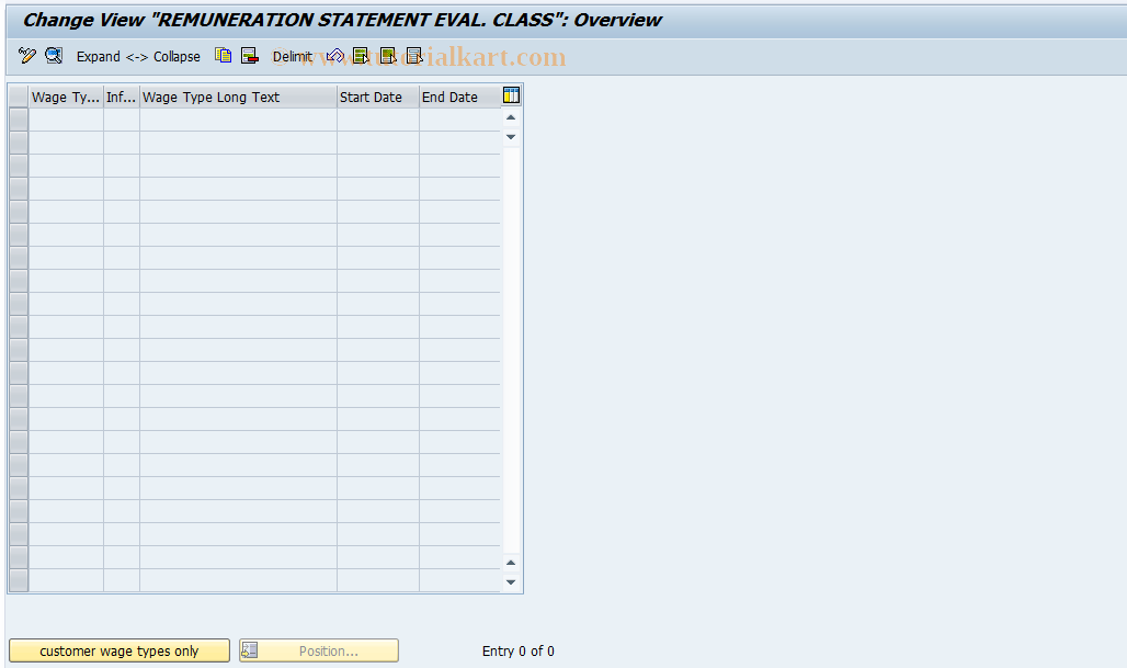 SAP TCode S_AHR_61004534 - IMG-Aktivität: SIMG_OHANZ528