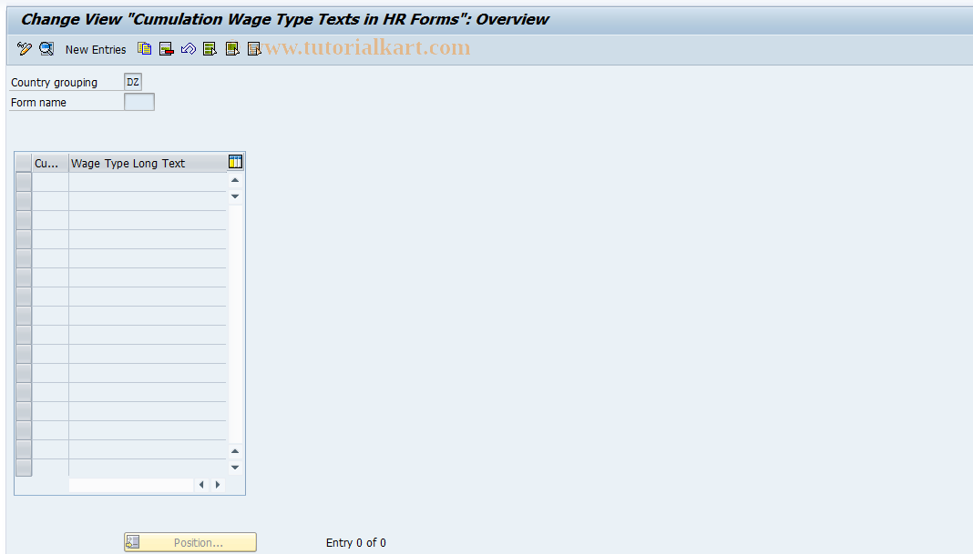 SAP TCode S_AHR_61004547 - IMG-Aktivität: SIMG_OHANZ482