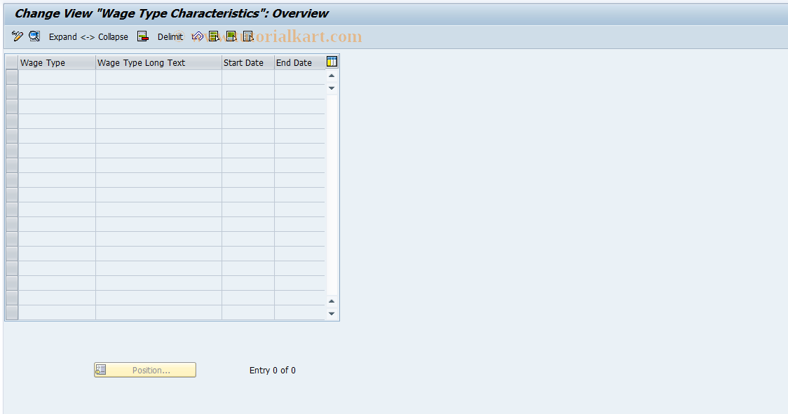 SAP TCode S_AHR_61004564 - IMG Activity: OHADKU143