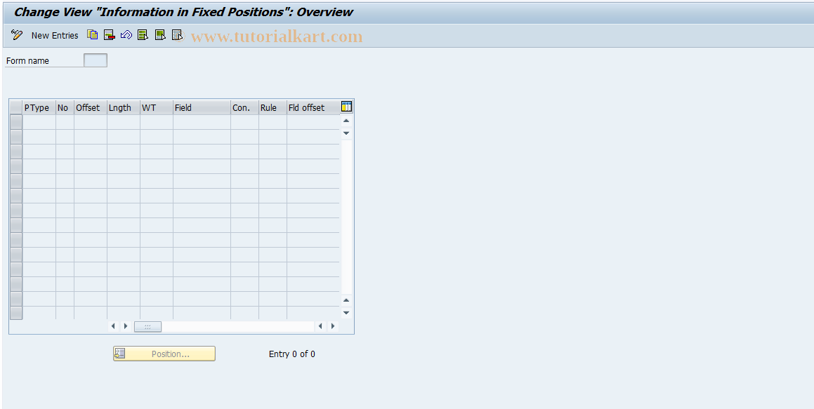 SAP TCode S_AHR_61004605 - IMG-Aktivität: SIMG_OHANZ405