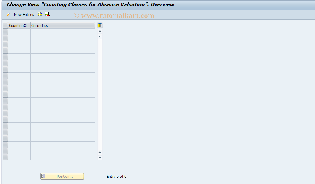 SAP TCode S_AHR_61004606 - IMG-Aktivität: OHASE_AB011