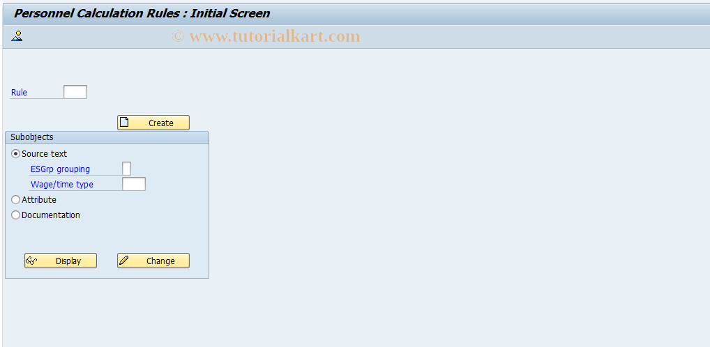 SAP TCode S_AHR_61004622 - IMG-Aktivität: OHASE_AB010