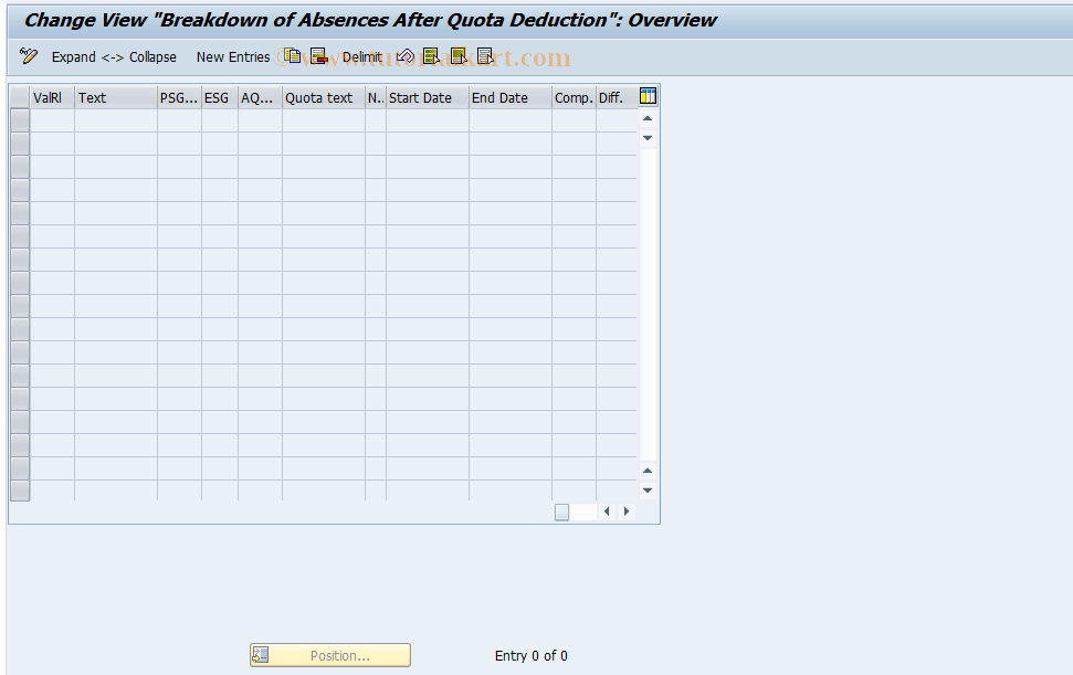 SAP TCode S_AHR_61004629 - IMG-Aktivität: OHASEAB200