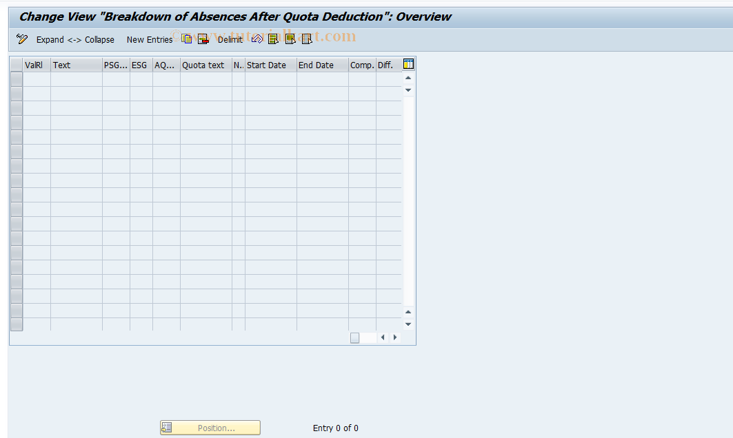 SAP TCode S_AHR_61004631 - IMG-Aktivität: OHAPH_AB200