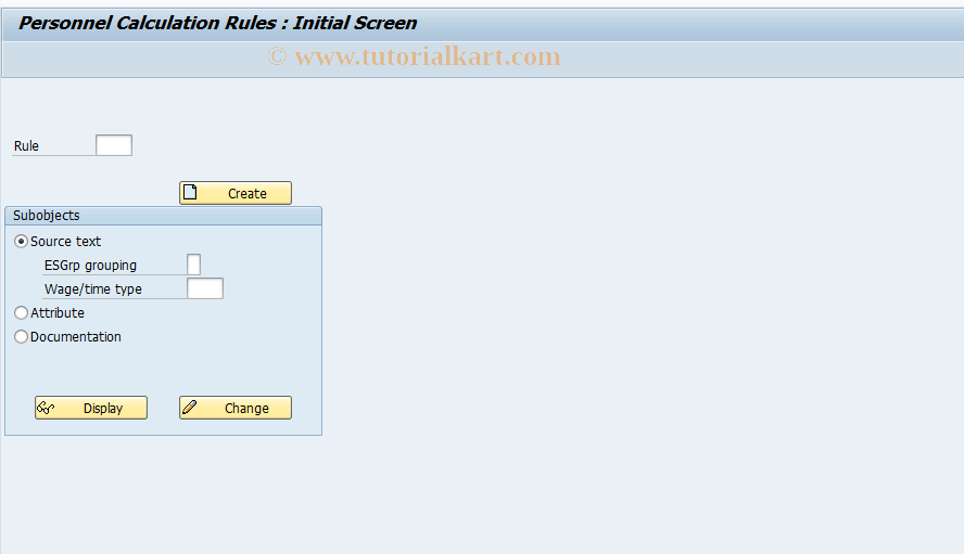 SAP TCode S_AHR_61004644 - IMG-Aktivität: OHAPH_AB010