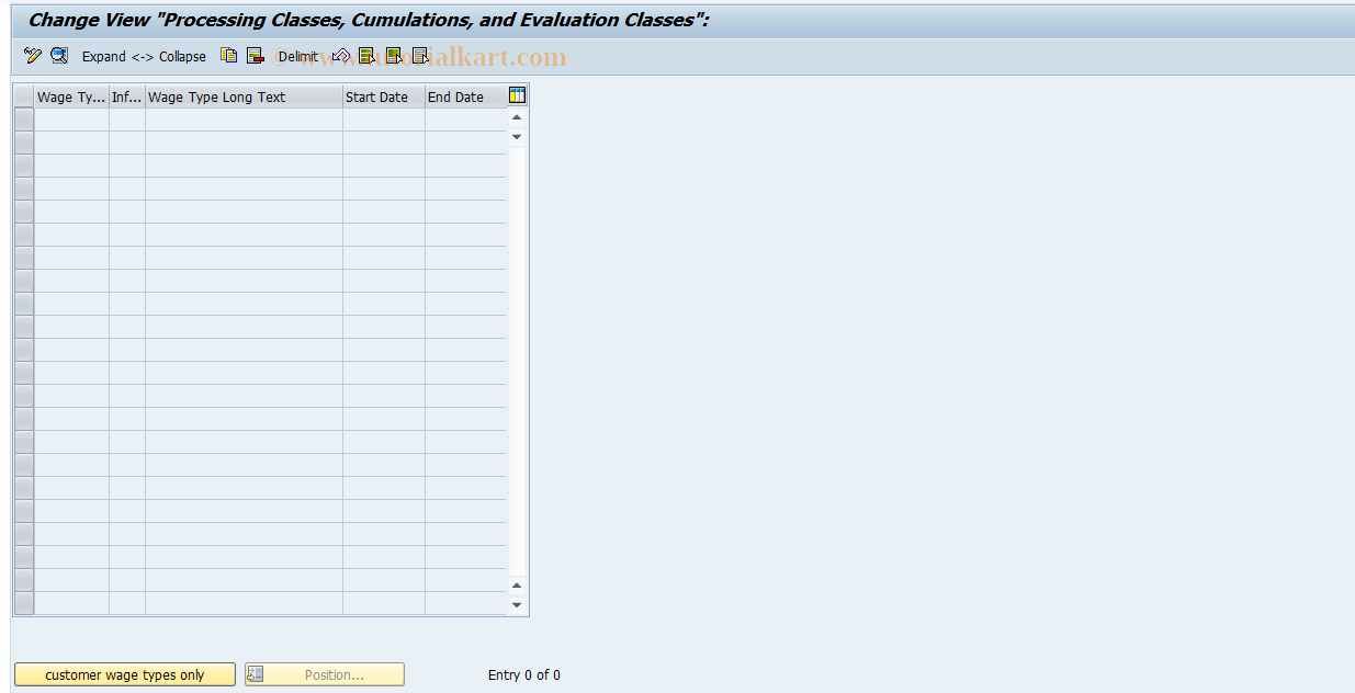 SAP TCode S_AHR_61004647 - IMG-Aktivität: OHANZTRM002