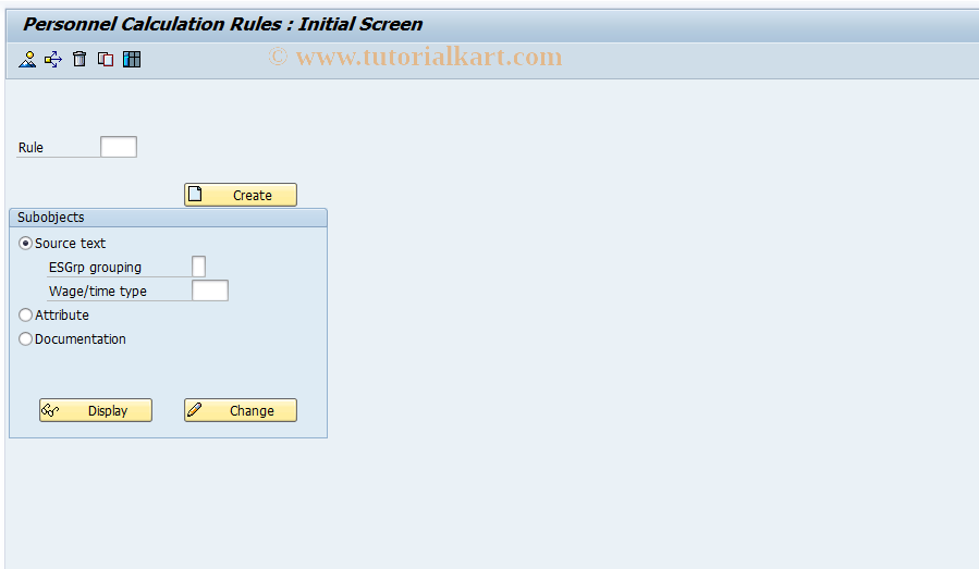 SAP TCode S_AHR_61004661 - IMG-Aktivität: OHAPH_PART