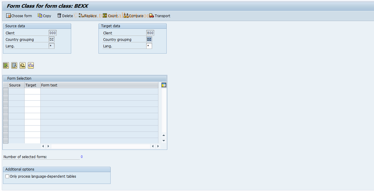 SAP TCode S_AHR_61004662 - IMG Activity: OHADBECG0