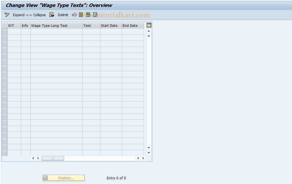 SAP TCode S_AHR_61004668 - IMG Activity: OHADKU159