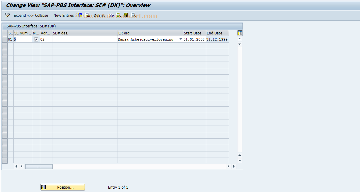 SAP TCode S_AHR_61004694 - IMG Activity: OHAMSENUMBER