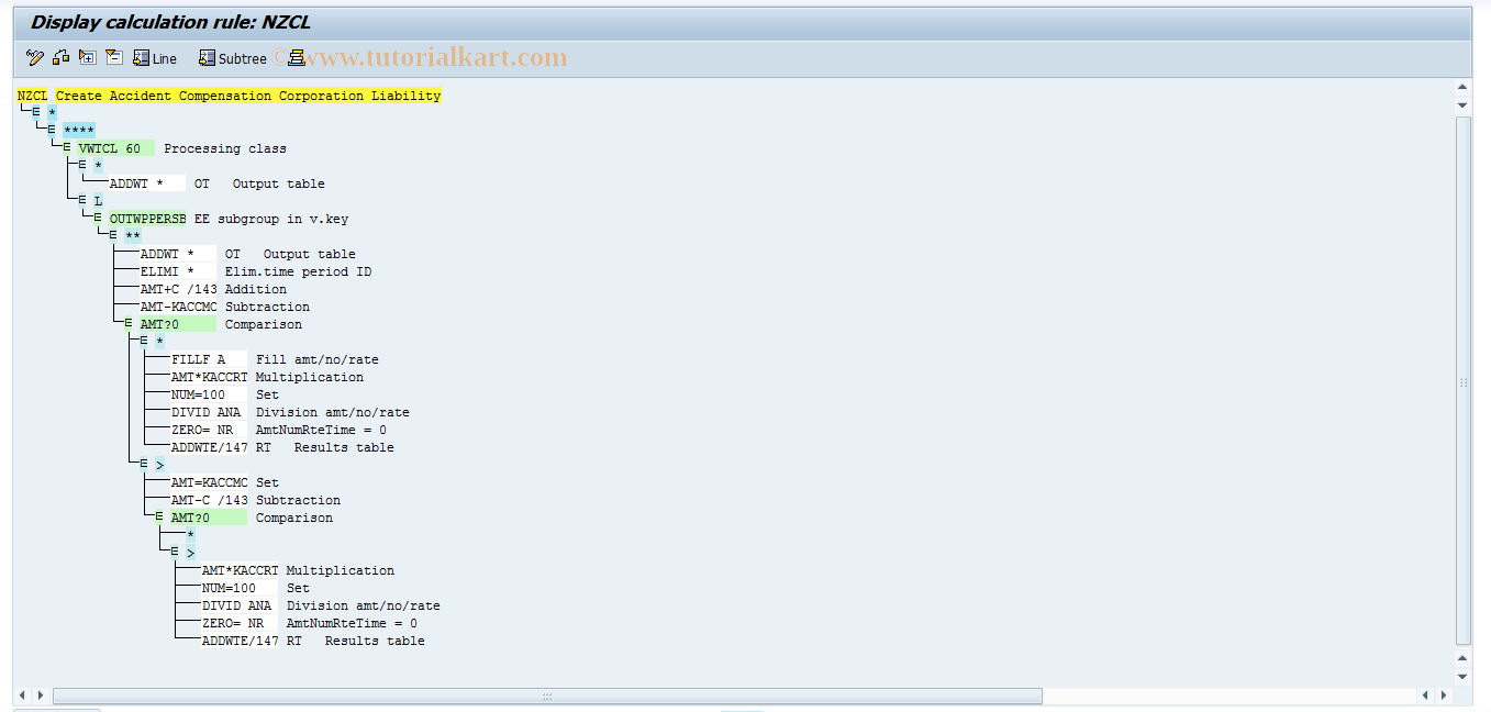 SAP TCode S_AHR_61004732 - IMG-Aktivität: OHANZACM000