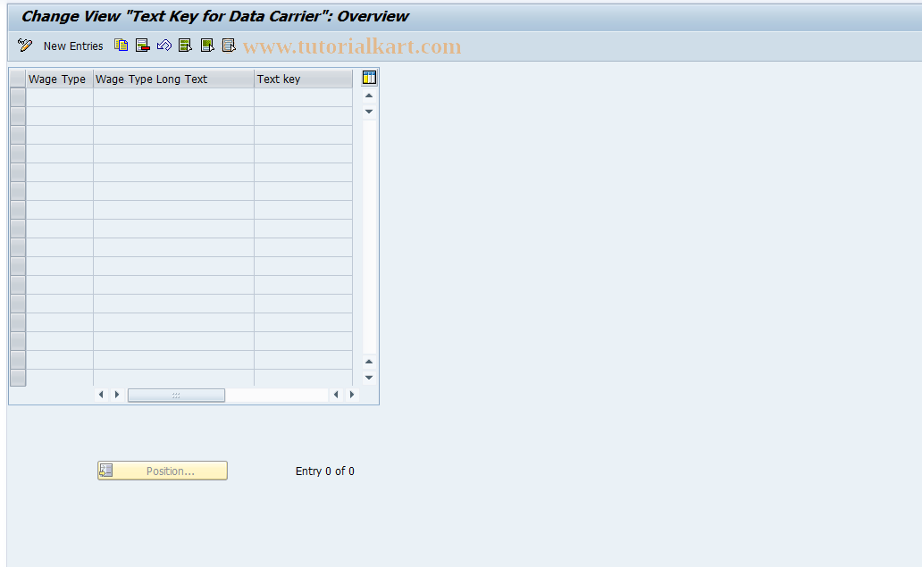 SAP TCode S_AHR_61004753 - IMG-Aktivität: OHANZDT004